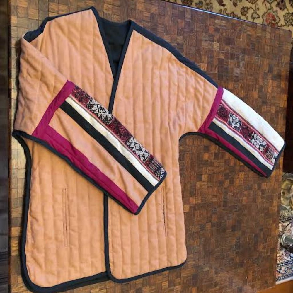 Jacket Small Multi Fabric Custom Made - image 6